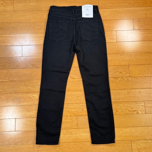 3x1 Womens Colette Slim Crop Jeans Tar Black Size 27 - Picture 4 of 6